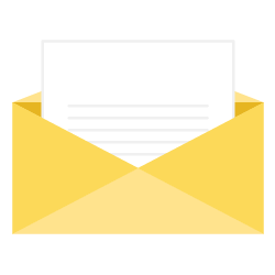 Illustration of a letter inside an envelope