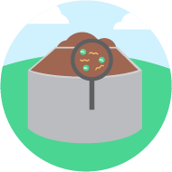 Graphic of renewable organic material